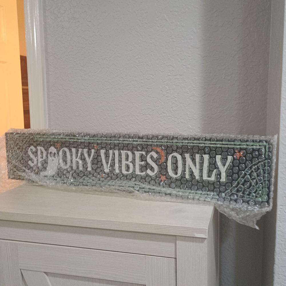 Spooky Vibes Only Sign Halloween 24×5 NEW Haunted House